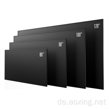 120 Zoll schwarze UST -Rahmenprojektionsbildschirme fester Rahmenbildschirme